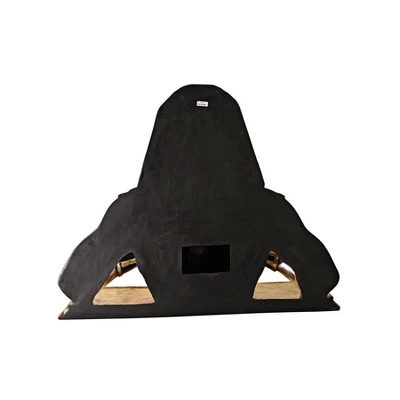 Design Toscano Temple Of Heliopolis: Egyptian Mantel Clock Statue - Image 4