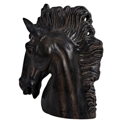 Design Toscano Magnificent Stallion Equestrian Horse Head Bust Statue 6 Design Toscano Magnificent Stallion Equestrian Horse Head Bust Statue - Image 6