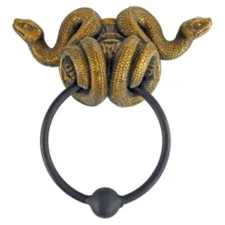Design Toscano Egyptian Cobra Goddess Towel Ring Wall Sculpture