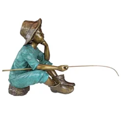 Design Toscano Fish Wish Fisherboy Cast Bronze Garden Statue -Design Toscano GUEST cfc29bea a76b 4881 90ba cd6beee9ae11