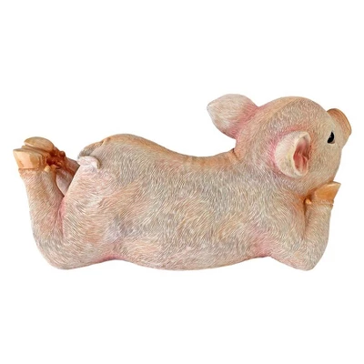 Design Toscano Vogue The Lounging Pig Statue - Image 3
