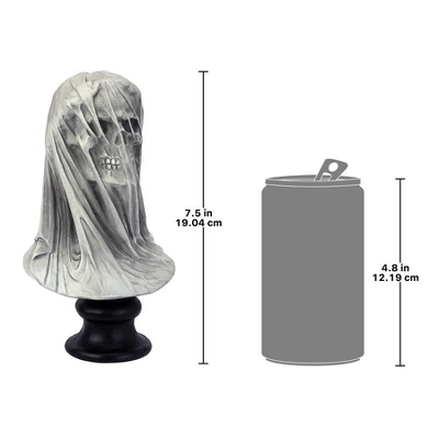 Design Toscano Samhain's Veiled Maiden Of Death Bust Statue - Image 6