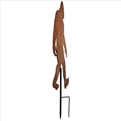Design Toscano Bigfoot Spotted Metal Silhouette Yeti Garden Stake - Image 3