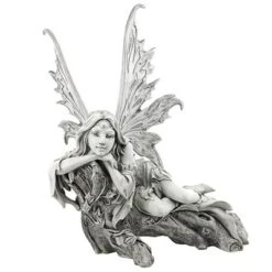 Design Toscano Pause To Ponder Fairy Garden Statue