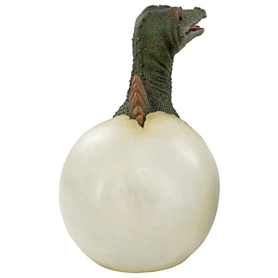 Design Toscano Prehistoric Spinosaurus Dinosaur Egg Hatchling Garden Statue - Image 4