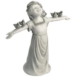Design Toscano Basking In God S Glory Little Girl Statue: Small