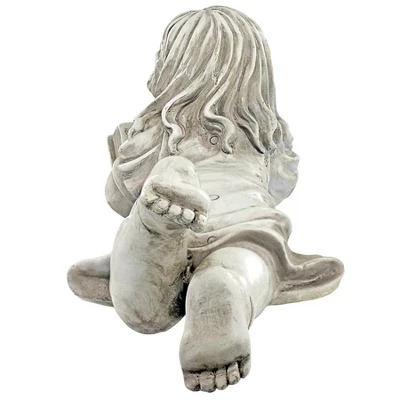 Design Toscano Backyard Scholar Little Girl Reading Garden Statue - Image 4