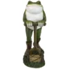 Design Toscano Moses The Garden Toad Lawn Mower Frog Statue