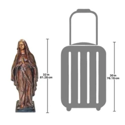Design Toscano Madonna, Blessed Mother Cast Bronze Garden Statue -Design Toscano GUEST e0c241be c6fc 417c ac36 26eab7e6f857