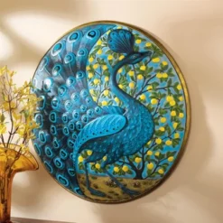 Design Toscano The Peacock's Garden Wall Sculpture