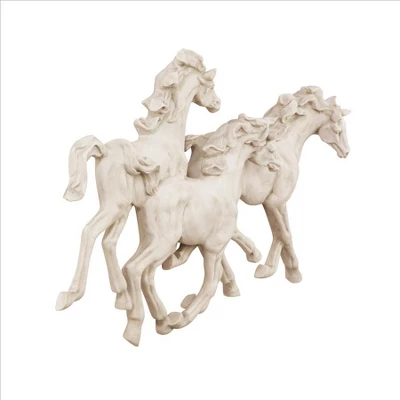 Design Toscano Los Tres Caballos Del Castillo Alomar Wall Sculpture - Image 3