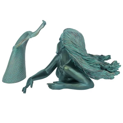 Design Toscano Meara, The Mermaid Sculptural Garden Swimmer - Image 5