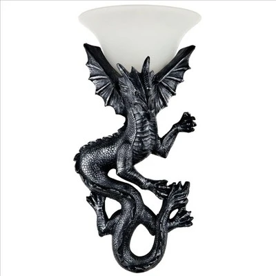 Design Toscano Heraldic Dragon Of Ravenscraig Castle Illuminated Wall Sculpture 3 Design Toscano Heraldic Dragon Of Ravenscraig Castle Illuminated Wall Sculpture - Image 3
