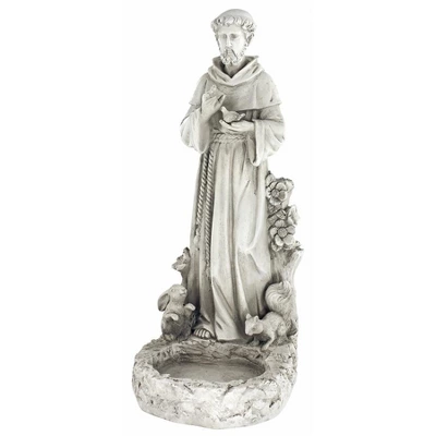 Design Toscano St. Francis Garden Reflection Pool Statue - Image 2
