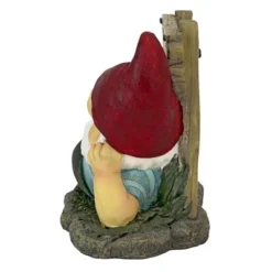 Design Toscano Irving Gnomlin Resting On His Laurels Garden Gnome Statue