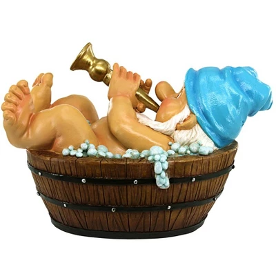 Design Toscano Suds The Squeaky Clean Garden Gnome Statue - Image 4