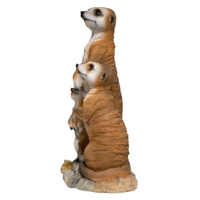 Design Toscano The Meerkat Family Sculpture - Multicolored - Image 3