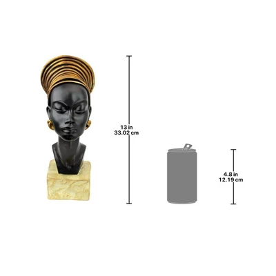 Design Toscano Nubian Kandake Sculptural Bust - Image 6