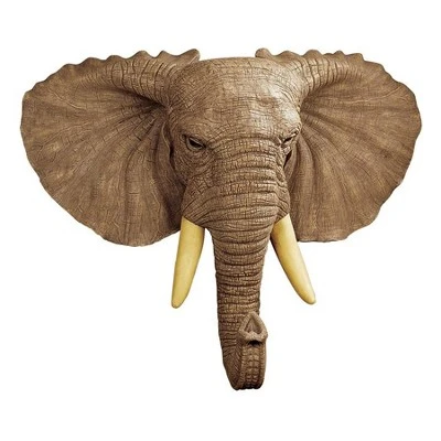 Design Toscano Lord Earl Houghton's Elephant Wall Sculpture