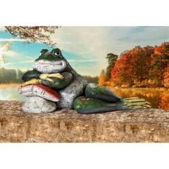 Design Toscano Bert The Frog Garden Toad Statue - Multicolored