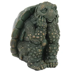 Design Toscano The Thinker Turtle Garden Statue