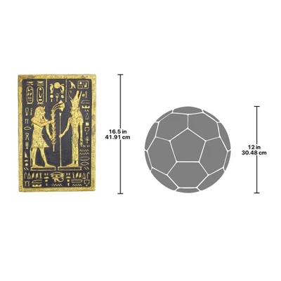 Design Toscano Pharaoh Seti Offering To The Goddess Mut Wall Sculpture - Image 3