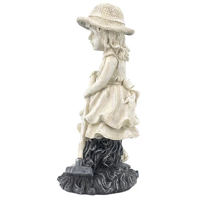 Design Toscano Young Gardener Girl Statue: Rebecca Medium 5 Design Toscano Young Gardener Girl Statue: Rebecca Medium - Image 5