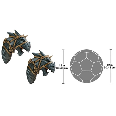 Design Toscano War Dragon Wall Sculpture : Set Of Two - Image 2
