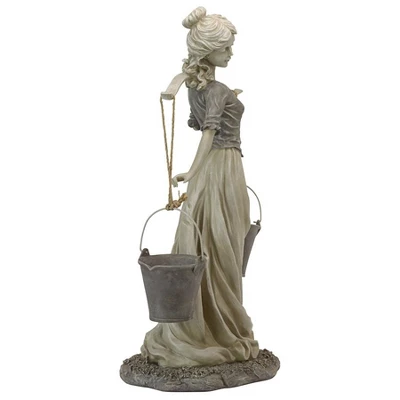 Design Toscano Magdalene The Danish Milkmaid Garden Woman Statue - Image 2