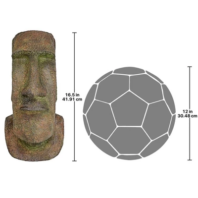 Design Toscano Easter Island Ahu Akivi Moai Monolith Statue: Medium - Image 6