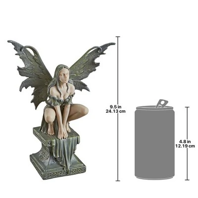 Design Toscano Celtic Inspired Fairy's Perilous Perch Garden Statue: Medium - Image 6