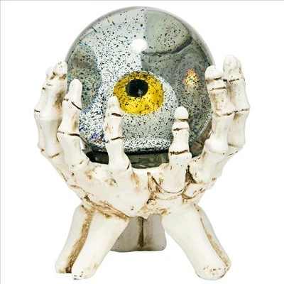 Design Toscano All-Seeing Eye Of The Skeleton Water Globe Statue