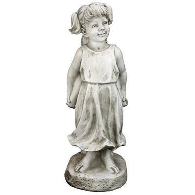 Design Toscano Back To Back Brother And Sister Garden Children Statue - Image 5
