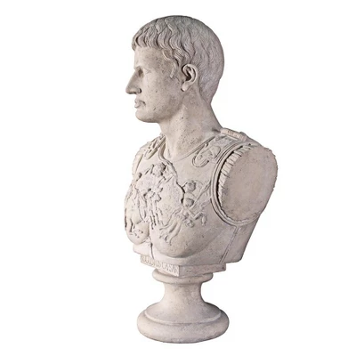 Design Toscano Caesar Augustus Of Prima Porta Grand-Scale Sculptural Bust - Image 5