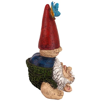 Design Toscano Topsy-Turvy Theo Garden Gnome Statue - Image 4