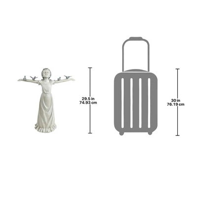 Design Toscano Basking In God's Glory Little Girl Statue: Large - Image 7