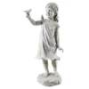 Design Toscano Mary Frances And Her Feathered Friends Garden Girl Statue