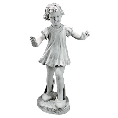 Design Toscano Hillary In Heels Garden Girl Statue 1 Design Toscano Hillary In Heels Garden Girl Statue